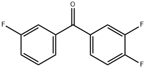 3,3',4-Trifluorobenzophenone 구조식 이미지