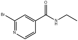 N-ethyl 2-bromo-4-pyridinecarboxamide 구조식 이미지