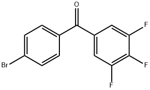 4-Bromo-3',4',5'-trifluorobenzophenone 구조식 이미지