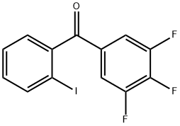 2-Iodo-3',4',5'-trifluorobenzophenone Structure