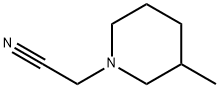 2-(3-Methylpiperidino)acetonitrile 구조식 이미지