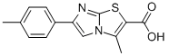 3-METHYL-6-(4-METHYLPHENYL)IMIDAZO[2,1-B]THIAZOLE-2-CARBOXYLIC ACID Structure