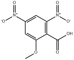 2-METHOXY-4,6-DINITROBENZOIC ACID 구조식 이미지