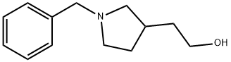1-벤질-3-(2-하이드록시에틸)피롤리딘 구조식 이미지
