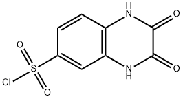 2,3-DIOXO-1,2,3,4-TETRAHYDROQUINOXALINE-6-SULFONYL CHLORIDE Structure