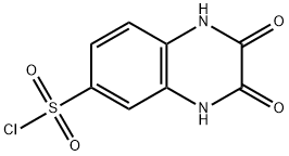 2,3-DIOXO-1,2,3,4-TETRAHYDROQUINOXALINE-6-SULFONYL CHLORIDE 구조식 이미지