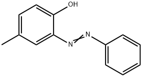 2-PHENYLAZO-4-METHYLPHENOL Structure