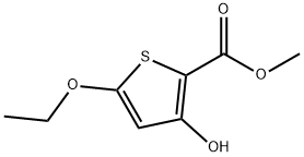2-티오펜카르복실산,5-에톡시-3-히드록시-,메틸에스테르(9CI) 구조식 이미지