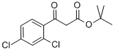 BETA-OXO-2,4-DICHLORO-BENZENEPROPANOIC ACID 1,1-DIMETHYLETHYL ESTER Structure