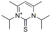 Pyrimidinium,  4,6-dimethyl-1,3-bis(1-methylethyl)-2-thioxo- Structure