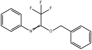 2,2,2-Trifluoro-N-phenylacetimidic Acid Benzyl Ester Structure