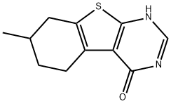 7-METHYL-5,6,7,8-TETRAHYDRO[1]BENZOTHIENO[2,3-D]PYRIMIDIN-4(3H)-ONE Structure