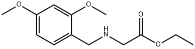 N-(2,4-Dimethoxybenzyl)glycine ethyl ester Structure