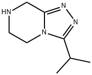 5,6,7,8-TETRAHYDRO-3-ISOPROPYL-[1,2,4]TRIAZOLO[4,3-A]PYRAZINE Structure