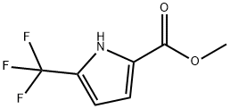 메틸5-(트리플루오로메틸)-1H-피롤-2-카르복실레이트 구조식 이미지