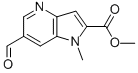 METHYL 6-FORMYL-1-METHYL-1H-PYRROLO[3,2-B]PYRIDINE-2-CARBOXYLATE 구조식 이미지