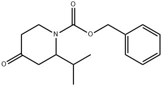 2-Isopropyl-4-oxopiperidine, N-CBZ protected 구조식 이미지