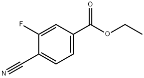 Ethyl 4-cyano-3-fluorobenzoate 구조식 이미지