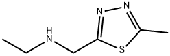 1,3,4-티아디아졸-2-메탄아민,N-에틸-5-메틸- 구조식 이미지