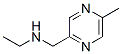 2-Pyrazinemethanamine,  N-ethyl-5-methyl- Structure