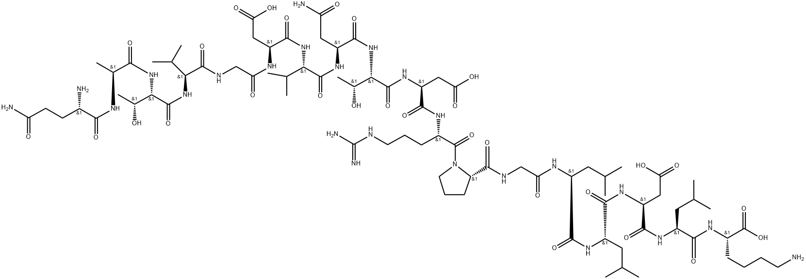 ANXIETY PEPTIDE Structure