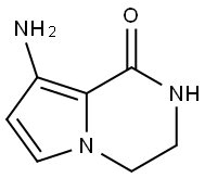 Pyrrolo[1,2-a]pyrazin-1(2H)-one,  8-amino-3,4-dihydro- 구조식 이미지