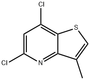 5,7-DICHLORO-3-METHYLTHIENO[3,2-B]PYRIDINE Structure