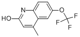 4-METHYL-6-(트리플루오로메틸)퀴놀린-2-OL 구조식 이미지