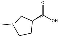 3-Pyrrolidinecarboxylic acid, 1-methyl-, (3R)- Structure