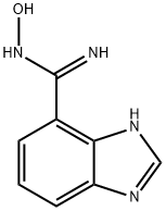 1H-Benzimidazole-7-carboximidamide,  N-hydroxy- Structure