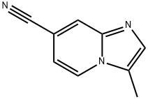 이미다조[1,2-a]피리딘-7-카르보니트릴,3-메틸- 구조식 이미지