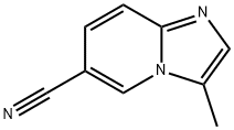 이미다조[1,2-a]피리딘-6-카르보니트릴,3-메틸- 구조식 이미지