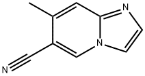 IMidazo[1,2-a]pyridine-6-carbonitrile, 7-Methyl- Structure