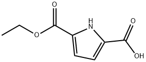 5-(에톡시카르보닐)-1H-피롤-2-카르복실산 구조식 이미지