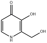 4(1H)-Pyridinone, 3-hydroxy-2-(hydroxymethyl)- (9CI) 구조식 이미지