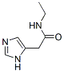 1H-Imidazole-5-acetamide,  N-ethyl- Structure