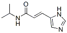 2-Propenamide,  3-(1H-imidazol-5-yl)-N-(1-methylethyl)- Structure