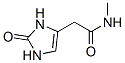1H-Imidazole-4-acetamide,  2,3-dihydro-N-methyl-2-oxo- Structure