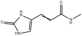 2-Propenamide,  3-(2,3-dihydro-2-oxo-1H-imidazol-4-yl)-N-methyl- 구조식 이미지