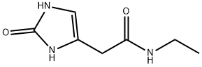 1H-Imidazole-4-acetamide,  N-ethyl-2,3-dihydro-2-oxo- Structure