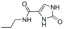 1H-이미다졸-4-카르복스아미드,2,3-디히드로-2-옥소-N-프로필- 구조식 이미지