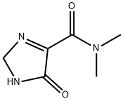 1H-Imidazole-4-carboxamide,  2,5-dihydro-N,N-dimethyl-5-oxo- Structure