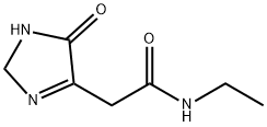 1H-Imidazole-4-acetamide,  N-ethyl-2,5-dihydro-5-oxo- Structure