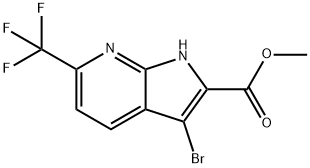 952800-37-2 METHYL 3-BROMO-6-(TRIFLUOROMETHYL)-1H-PYRROLO[2,3-B]PYRIDINE-2-CARBOXYLATE