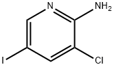 3-chloro-5-iodopyridin-2-aMine Structure