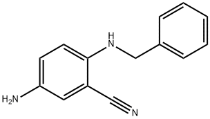 5-aMino-2-(benzylaMino)benzonitrile Structure