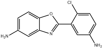 2-(5-AMINO-2-CHLOROPHENYL)-1,3-BENZOXAZOL-5-AMINE 구조식 이미지