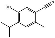 m-시멘-6-카보니트릴,4-하이드록시-(7CI) 구조식 이미지