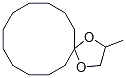 2-methyl-1,4-dioxaspiro[4.11]hexadecane Structure