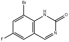 2(1H)-Quinazolinone, 8-bromo-6-fluoro- Structure